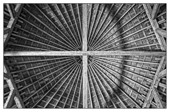 Inside 16-Sided Barn